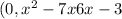 (0,{{x^{2}-7x+6 } }{x-3}