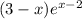 (3-x)e^{x-2}