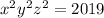 \displaystile x^2+y^2+z^2=2019