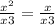 \frac{ {x}^{2} }{x + 3} = \frac{x}{x + 3}