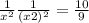 \frac{1}{x^{2} } + \frac{1}{(x+2)^{2} } =\frac{10}{9}