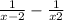 \frac{1}{x-2} -\frac{1}{x+2}