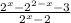 \frac{2^{x} -2^{2-x} -3}{2^{x} -2}