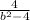 \frac{4}{b^2-4}