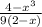 \frac{4-x^{3} }{9(2-x)}