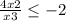 \frac{4x+2}{x+3} \leq -2