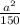 \frac{a^{2} }{150}