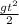 \frac{gt^{2} }{2}