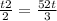 \frac{t+2}{2} = \frac{5+2t}{3}