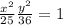 \frac{x^{2} }{25}+\frac{y^{2} }{36}=1