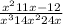 \frac{x^{2}+11x-12 }{x^{3}+14x^{2}+24x }