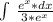 \int\limits^ {}\, \frac{e^{x}*dx }{3*e^{x} }