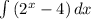 \int\limits {(2^x-4)} \, dx