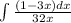 \int\limits {\frac{(1-3x)dx}{3+2x} }