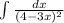 \int\limits {\frac{dx}{(4-3x)^{2} } }