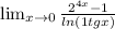 \lim_{x \to \00} \frac{2^{4x}-1 }{ln(1+tgx)}