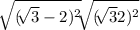 \sqrt[]{(\sqrt[]{3} -2)^2}+\sqrt[]{(\sqrt[]{3} +2)^2}