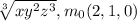 \sqrt[3]{x + y^{2} + z^{3}}, m_{0} (2, 1, 0)