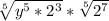 \sqrt[5]{y^5*2^3} *\sqrt[5]{2^7}