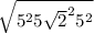 \sqrt{5^{2}+5\sqrt{2}^{2}+5^{2}}