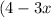 (4-3x)(x^{2} -64)(i7x+ 2i-10)(ixi+100)=0