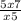  \frac{5x + 7}{x + 5} 