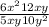  \frac{6 {x }^{2} + 12xy}{5xy + 10 {y}^{2} } 