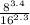  \frac{8 {}^{3.4} }{16 {}^{2.3} } 