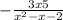 -\frac{3x+5}{x^{2} -x-2}