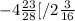 -4\frac{23}{28}[/+2\frac{3}{16}