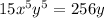 15 {x}^{5} + {y}^{5} = 256y