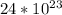 24*10^{23}