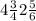 4 \frac{3}{4} + 2 \frac{5}{6} 