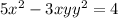 5x^2-3xy+y^2=4