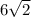 6\sqrt{2}