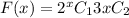 F(x) = 2^x + C_1 + 3x + C_2