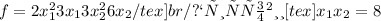 f=2x_{1}^2+3x_{1}+3x_{2}^2+6x_{2}/tex]br / при условии [tex]x_{1}+x_{2}=8