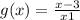 g(x)=\frac{x-3}{x+1}
