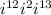 i^{12} + i^{2}+i^{13}
