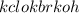 kclo+kbr+koh
