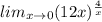 lim_{x \to 0} (1+2x)^{\frac{4}{x} }