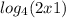 log_{4}(2x+1)