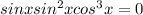 sinx+sin^{2} x+cos^{3} x=0