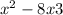 x^{2} -8x+3