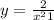 y=\frac{2}{x^{2}+1 }