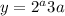 y=2^a+3a