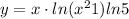 y=x\cdot ln(x^{2}+1)+ln5