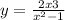 y = \frac{2x + 3}{x {}^{2} - 1 } 