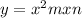 y = x^2 + mx + n