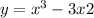 y = x {}^{3} - 3x + 2